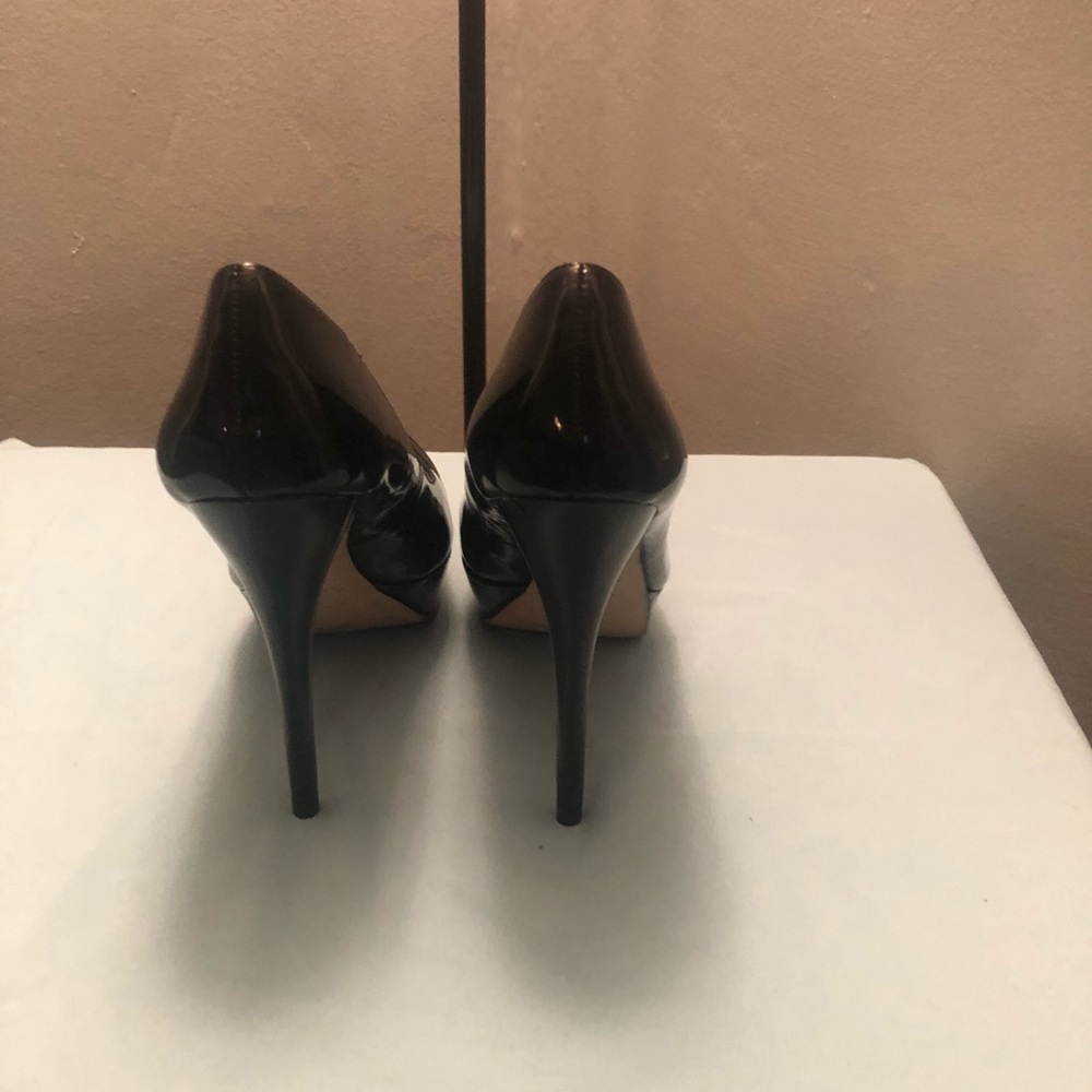 ALDO Black Patent Leather Platform Pumps